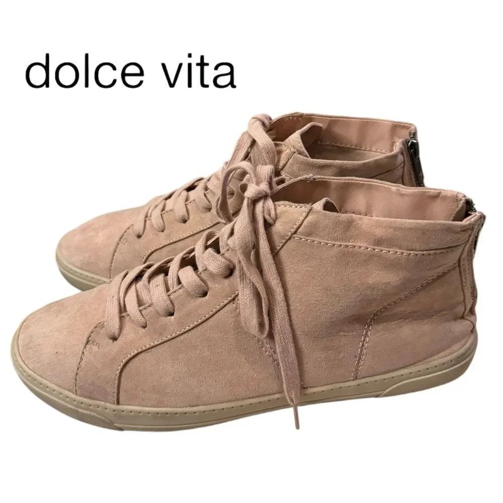 DV Dolce Vita Dyanna Women's Blush Suede Sneakers 11